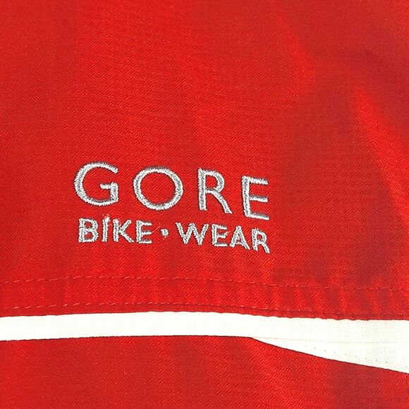 NEW Gore Bike Wear WINDSTOPPER Small Red Jacket Full Zip Cycle White Gray Black - Picture 12 of 15